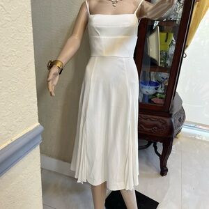 Reiss White Midi Dress